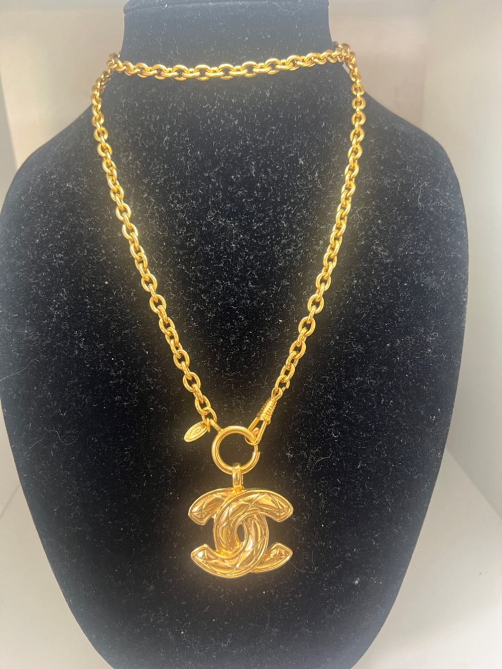 CHANEL 24kgp CC Pendant Chain Necklace - Picture 5 of 10
